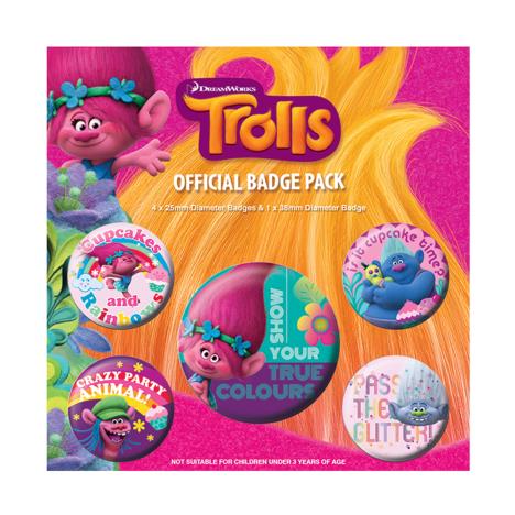 Trolls True Colours Badge Pack £2.99
